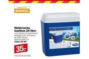 Elektrische koelbox 24 liter nu €35,- - Beste.nl