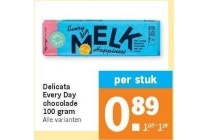 delicata every day chocolade 100 gram