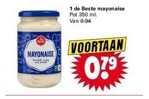 1 de beste mayonaise