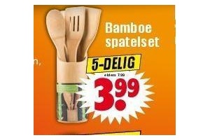 bamboe spatelset