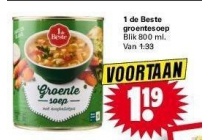 1 de beste groentensoep