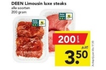 deen limousin luxe steaks