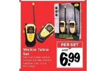 walkie talkie set