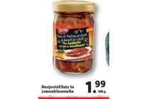 ansjovisfilets in zonnebloemolie