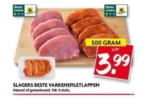 slagers beste varkensfiletlappen