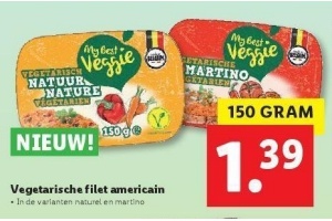 vegetarische filet americain