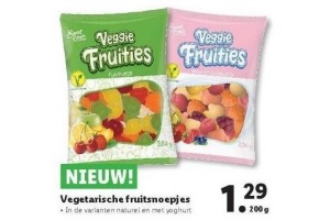 vegetarische fruitsnoepjes