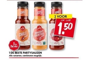 1 de beste partysauzen