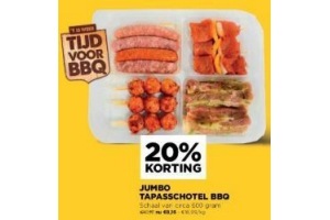 jumbo tapasschotel bbq