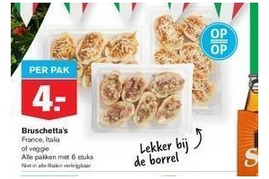 hoogvliet bruschetta s 6 stuks