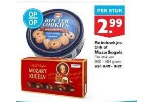 boterkoekjes blik of mozartkogels