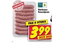 varkens saucijzen