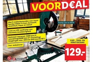 Houden Blauwdruk scheuren Parkside Kap-, Trek- en Verstekzaag nu voor maar €129,00 - Beste.nl