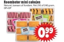 roomboter mini cakejes 6 stuks