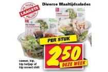 diverse maaltijdsalades