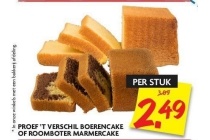 proef t verschil boerencake of roomboter marmercake