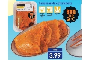 gemarineerde kipfiletsteaks