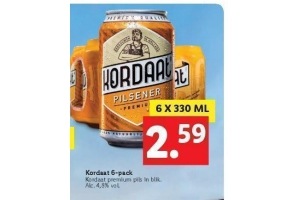 kordaat 6 pack