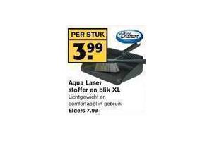 aqua laser stoffer en blik xl