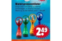 waterspray ventilator