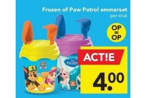 frozen of paw patrol emmerset