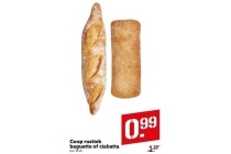 coop rustiek baguette of ciabatta