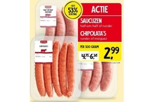 jan linders chipolata of saucijzen