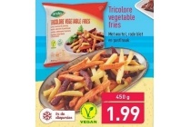 tricolore vegable fries