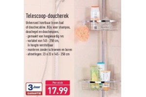 heilig Tentakel enkel Telescoop-doucherek nu voor maar €17,99 - Beste.nl