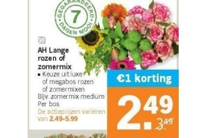 ah lange rozen of zomermix