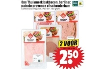 ons thuismerk bakbacon berliner pain de provence of schouderham