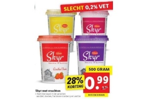 skyr met vruchten