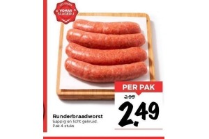 runderbraadworst