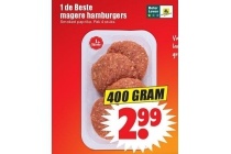 1 de beste magere hamburger smoked paprika 4 stuks