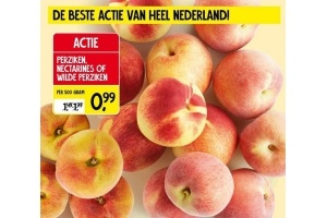 perziken nectarines of wilde perzikken