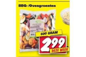 bbq ovengroenten