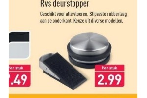 rvs deurstopper diverse modellen