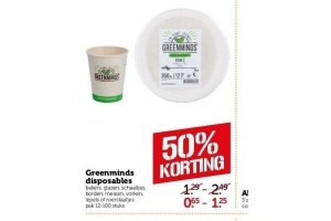 greenminds disposables 12 100 stuks