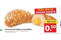 croissant met bakkersroomvulling