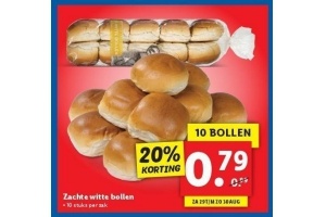 zachte witte bollen