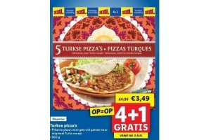 turkse pizza s diepvries