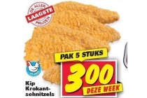 kipkrokant schnitzels