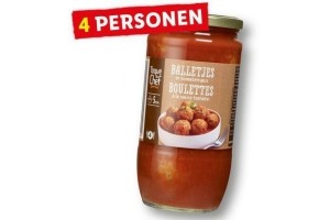 balletjes in tomatensaus