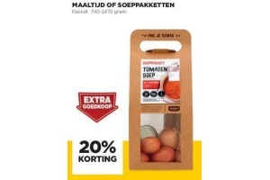 maaltijd of soeppakketten