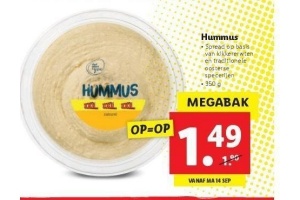 hummus xxl verpakking