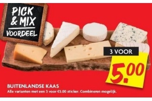 buitenlandse kaas