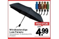 windbestendige luxe paraplu