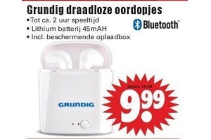 grundig draadloze oordopjes