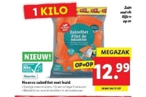 noorse zalmfilet met huid