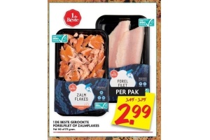1 de beste gerookte forelfilet of zalmflakes 140 of 175 gram